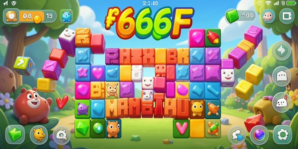 Tampilan screenshot permainan 666F dengan gameplay Puzzle yang menarik.