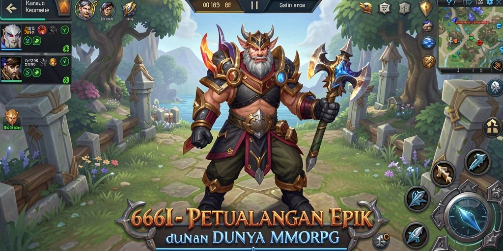 Tampilan gameplay <strong>666I</strong> yang menarik di dalam dunia MMORPG.