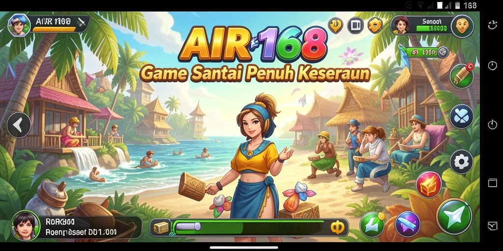 Tampilan gameplay AIR168 yang menarik dan penuh warna.