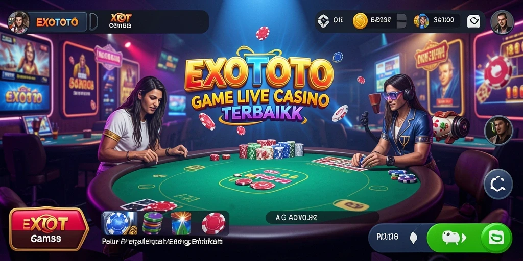 Tampilan gameplay live di EXOTOTO yang menarik dan interaktif.