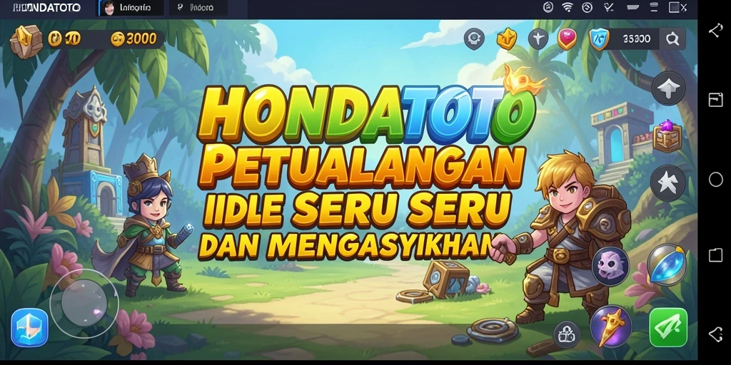 Gameplay menarik HONDATOTO yang mendebarkan dan penuh warna.