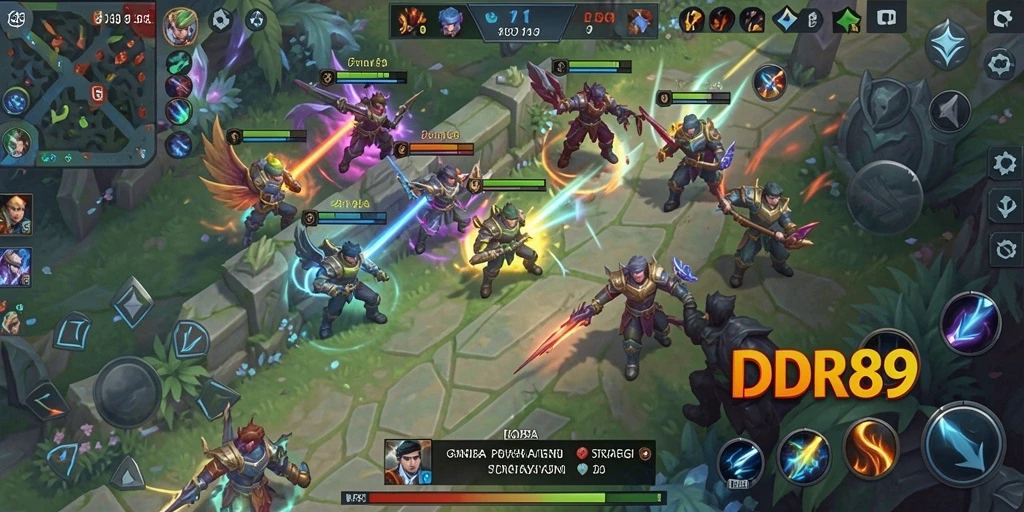 Tampilan gameplay <strong>IDR89</strong> yang epik dan mendebarkan.