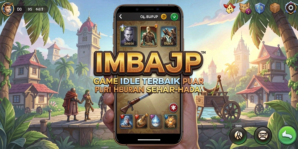 Tampilan menarik dari gameplay <strong>IMBAJP</strong> dengan mekanisme Idle yang sederhana.