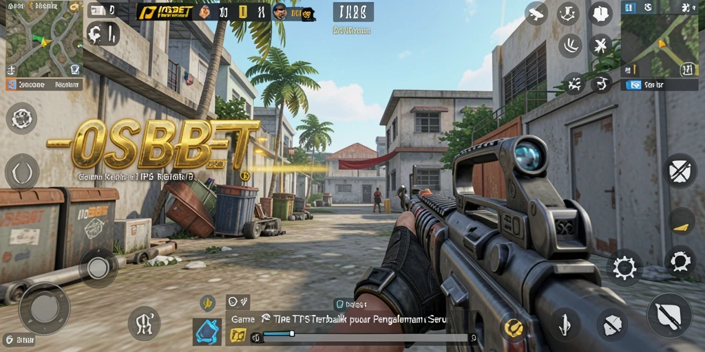 Tampilan gameplay seru dari IOSBET dengan aksi tembak-tembakan.