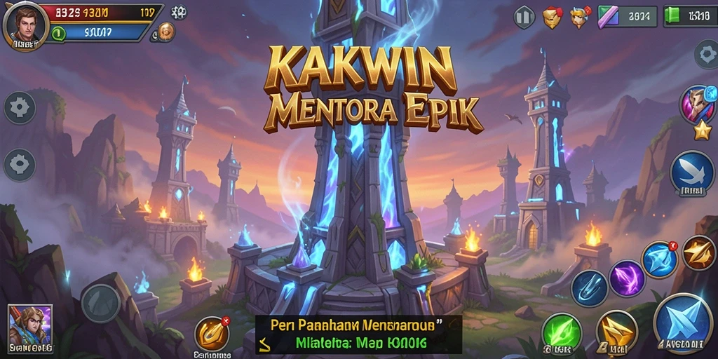 Gambaran gameplay KAKWIN dalam aksi Tower Defense yang seru.