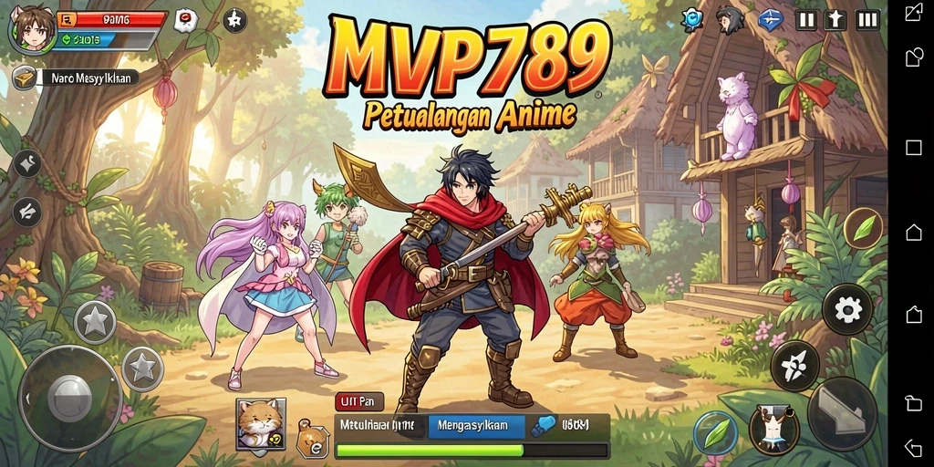 Tampilan menarik gameplay <strong>MVP789</strong> dengan karakter Anime ikonik.