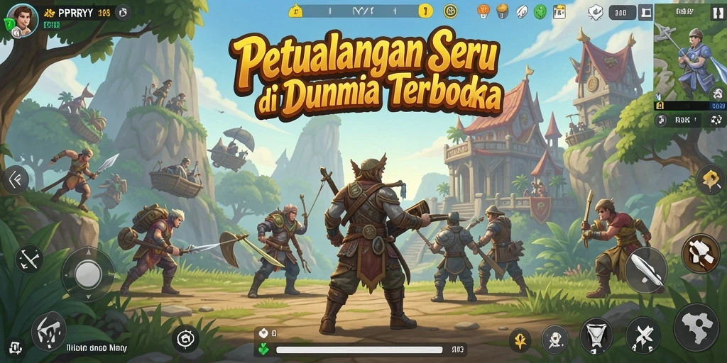 Gameplay Open World PPRRYY yang memukau dengan dunia yang luas.