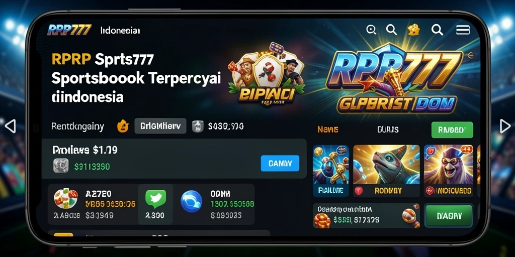 Tampilan menarik dari gameplay taruhan olahraga RPRP777.