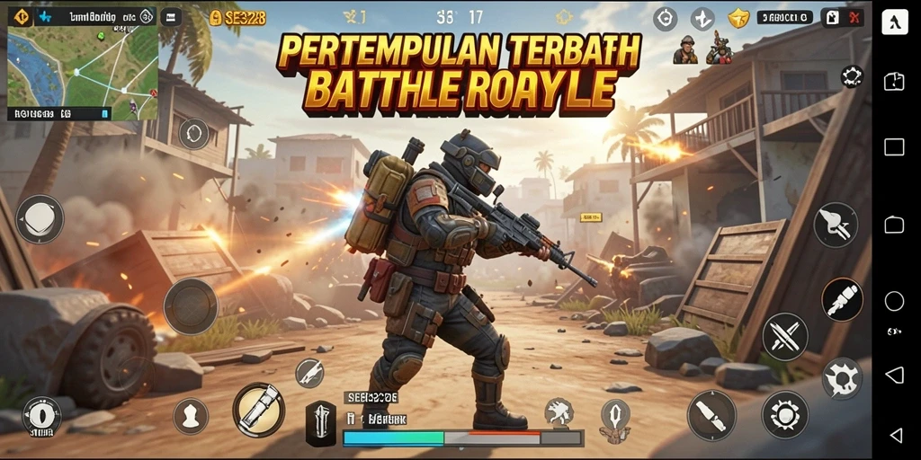 Gameplay seru SE328 dalam pertarungan Battle Royale.