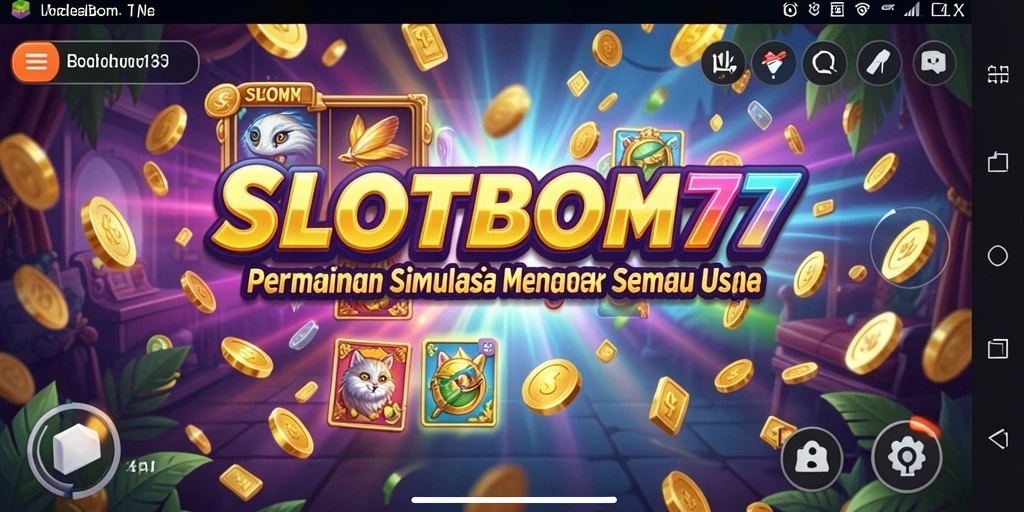 Screenshot gameplay SLOTBOM77 yang menunjukkan pengalaman simulasi interaktif.