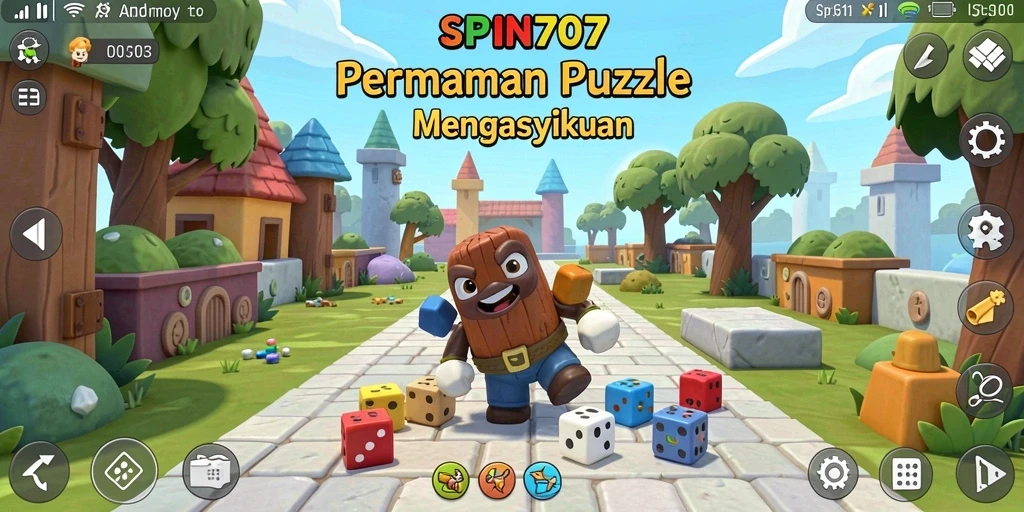 Tampilan gameplay SPIN707 yang menarik dengan berbagai teka-teki.