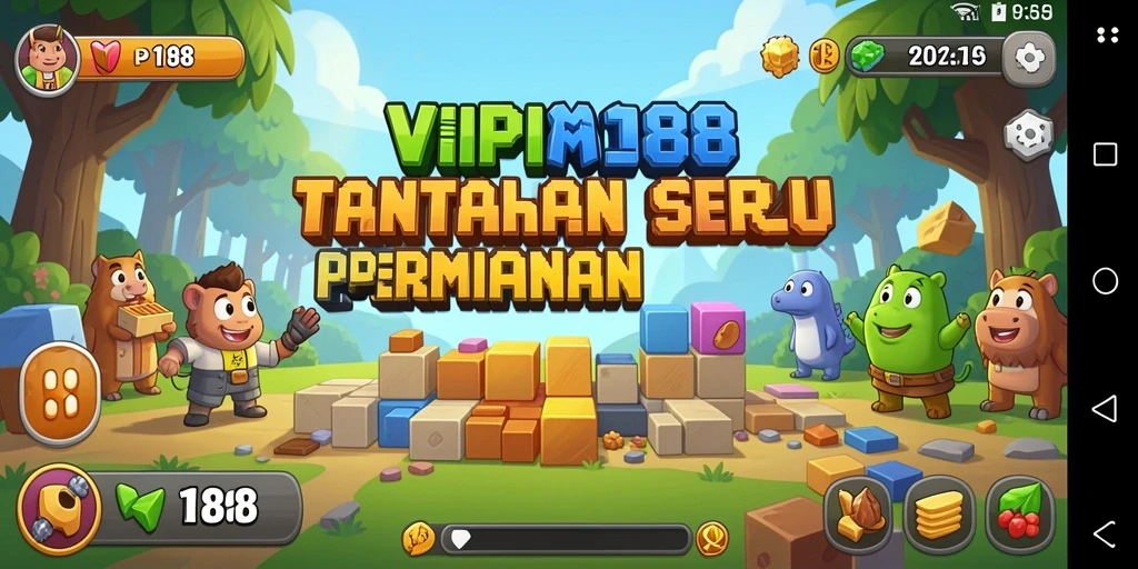 Tampilan gameplay VIP188 yang seru dan menantang dalam puzzle.