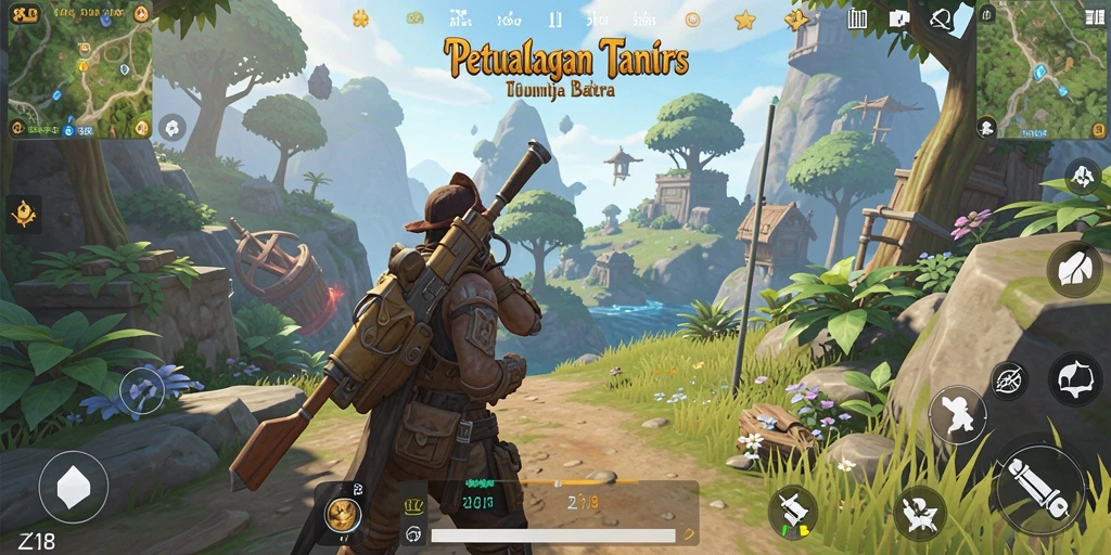 Gameplay Z18 yang menakjubkan di dunia terbuka yang luas.